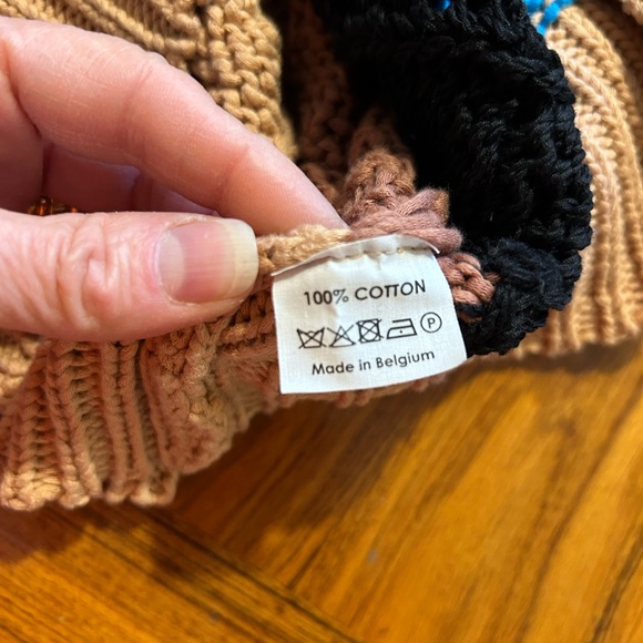 Dries Van Noten Multi-Striped Cotton Mixed Stitch Crewneck Vest - Picture 7 of 7